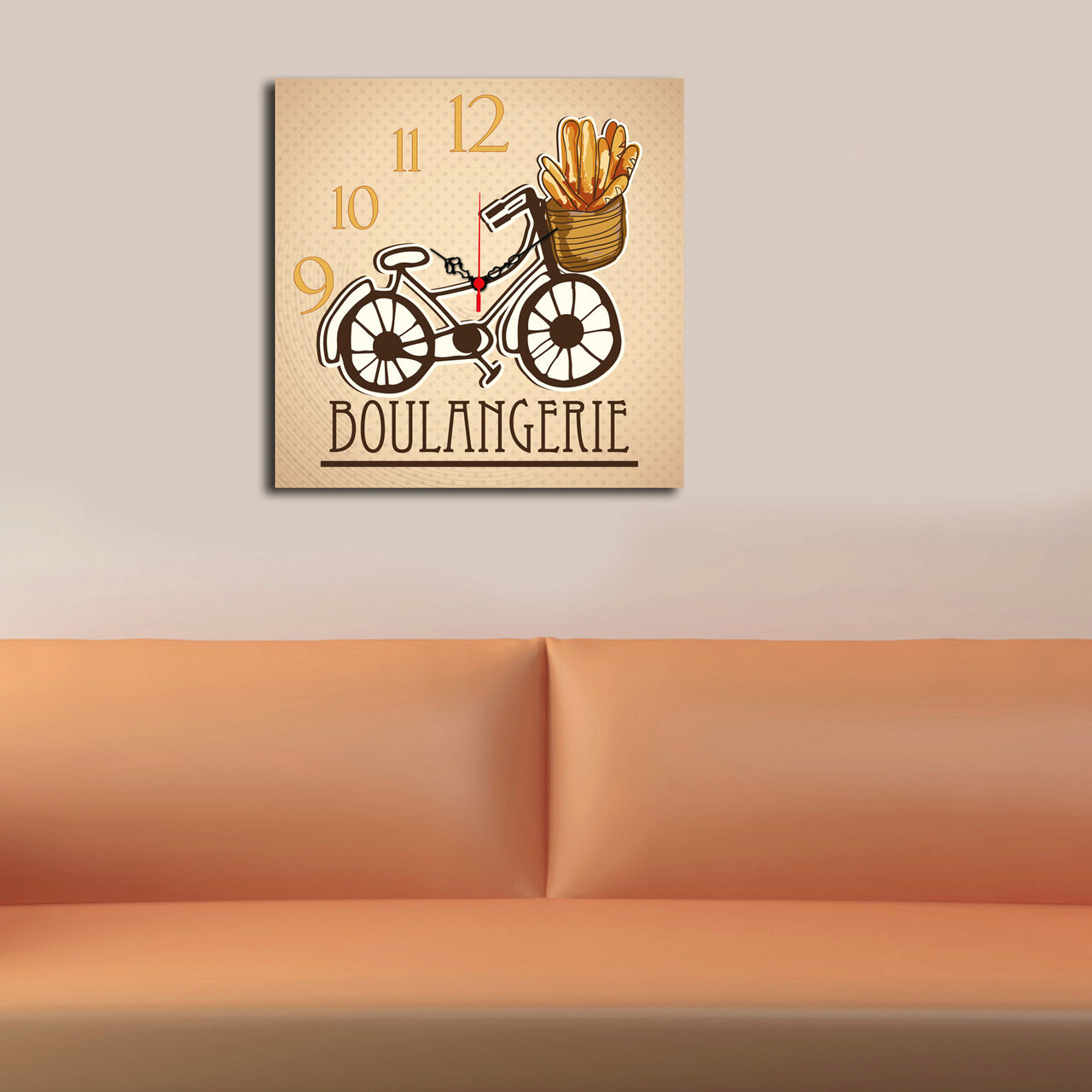 Ceas de perete, Msk-15, Dimensiune: 40 x 40 cm, Multicolor - imagine 3